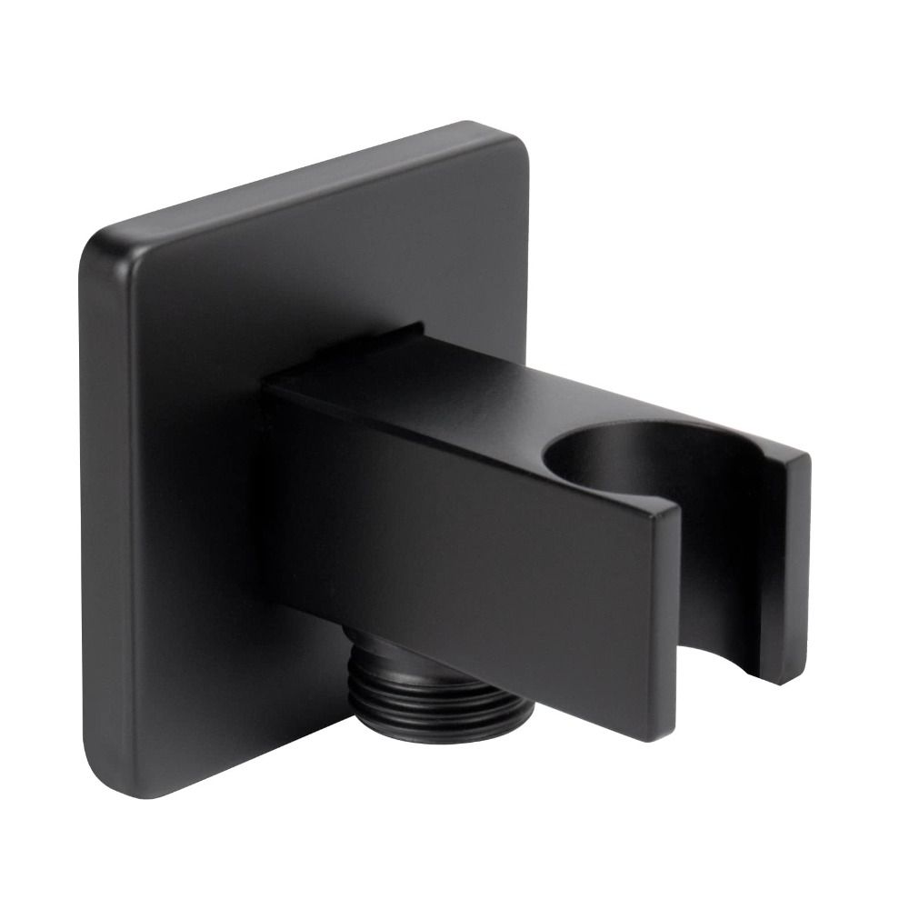 Square Wall Supply Elbow Solid Brass Flange Shower Hose Connector Shower Bracket Fashion
