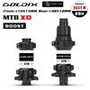 Goldix Boost 28 Отверстий МТБ Куб 15x110 Передняя 12x142 135x10 Задняя Втулка 36T Трещотка Straight Pull Герметичный Подшипник 12V Micro Spline