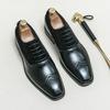 Модные высококачественные мужские туфли из спилка, туфли в стиле ретро для банкетов, туфли с острым носком, мужская повседневная обувь в деловом стиле, износостойкие подошвы
