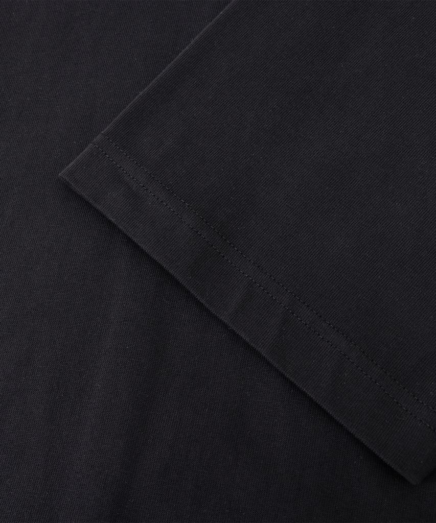 Кеонбосеу Футболка с нашивкой-логотипом Keonbeoseu Box Logo Черная Ucj437-023