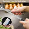 Sharpener Rod Professional Carbon Steel Knife Durable Knife Grinder with ABS Handle Sharpening Blade Rod Knife Kitchen Tool