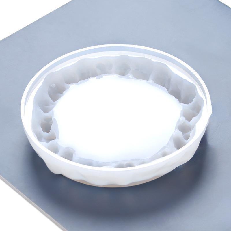 Форма для изготовления кристаллов из эпоксидной смолы своими руками, силиконовая форма для подставки под стакан из кристаллов