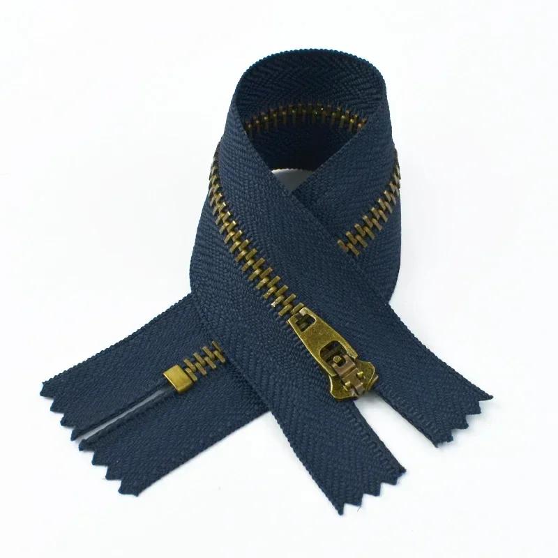 5-20 шт. №4 10/13/15/18 см Металлическая молния с закрытым концом Автоматическая блокировка Декоративные молнии для сумок Брюк Кармана Ремонтные наборы молний Швейные аксессуары