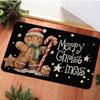 Christmas Gingerbread Man Rugs For Kitchen, Bedroom, Floor Mats, Entrance Welcome Door Pads, Home Decor