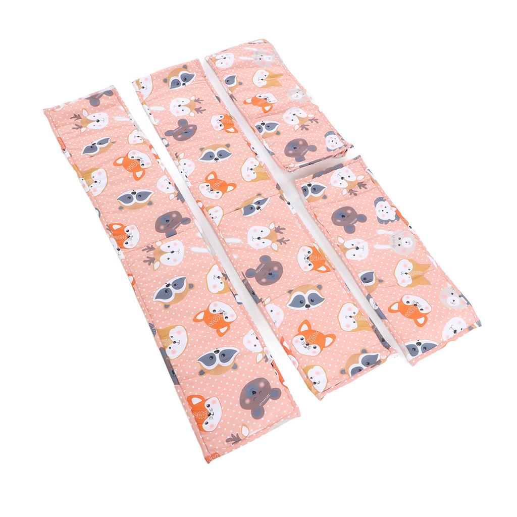 4 шт. ограждение для детской кроватки, мягкое, усиленное, для предотвращения столкновений, тип 4