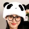 Hundreds Of New Women's Hats Winter Panda Hat Cute Imitation Mink Velvet Hat Ear Protection Furry Warm Windproof Hat