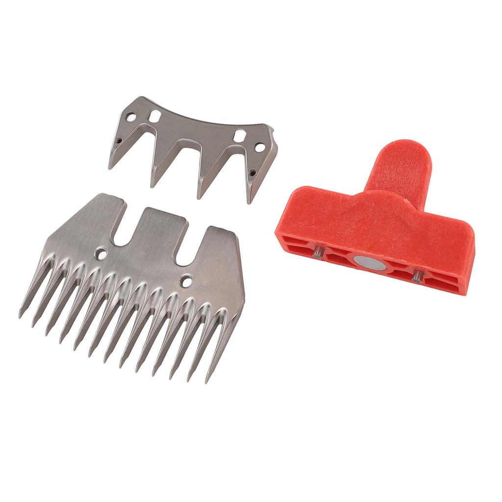 Sheep Shrs Replacement Blades, Sheep Shrs Wool Clippers Replacement Blades Straight 13 Tooth 4 Tooth Stainless Steel Sheep Clippers Shring Blades for