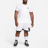 Nike Lebron Dri-Fit с животным принтом сзади, футболка с круглым вырезом, мужские топы, белые DR7648-100