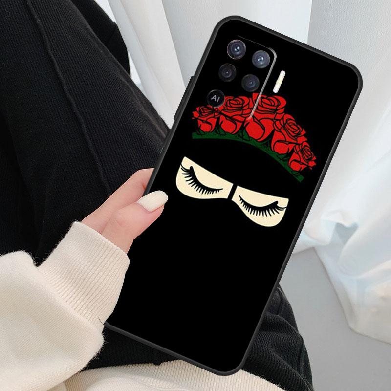 Мусульманский Исламский Чехол-Хиджаб для Девочек Арабский Для Oppo A18 A38 A58 A78 A98 A80 A60 A40 A96 A76 A16 A94 A74 A54 A15 A17 A57 A77 A5 Pro
