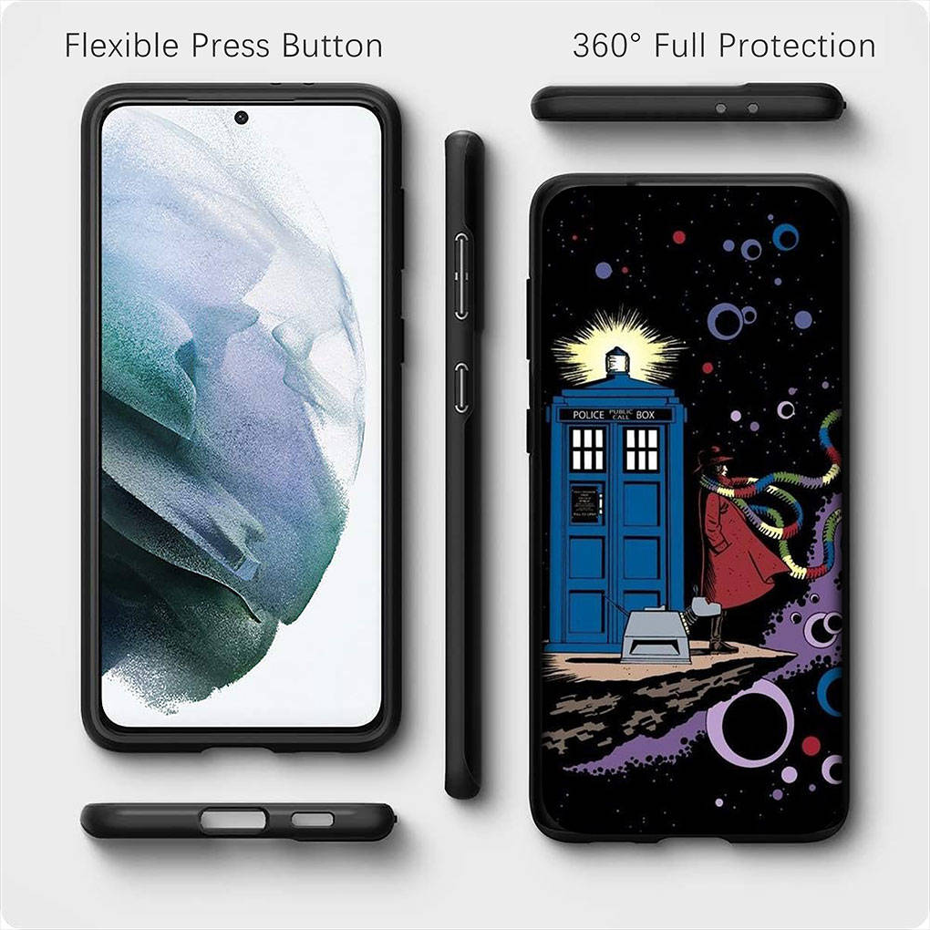 Для iPhone 16 15 X XR Samsung Galaxy S24 S23 Plus Xiaomi Redmi Note 13 12 11 Pro Max 9 10 14 OPPO Huawei Cover Wallpaper Doctor Who Cool Phone Case