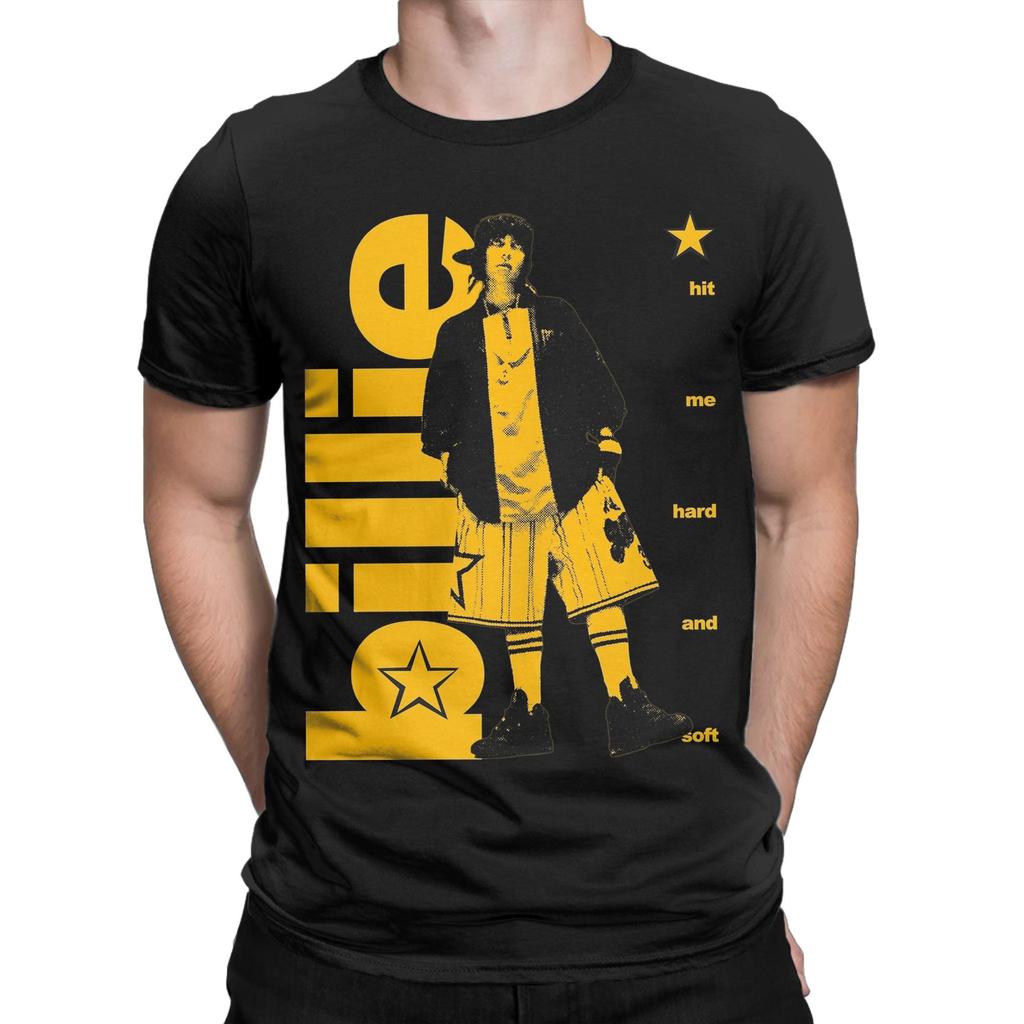 Billies Hit Me Hard And Soft Men T Shirts Novelty Tees Short Sleeve Crewneck TShirt Pure Cotton Printed Clothing
