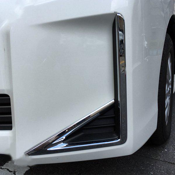 Накладки на противотуманные фары переднего бампера гибридной версии Toyota 80 серии (Пара)