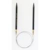Aiguilles circulaires Fixes en ébène KnitPro 80cm 6mm - 350089