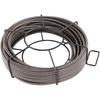 Drain Cleaning Cable 50 Feet x 3/8 Inch Solid Core Cable Sewer Cable Drain Auger Cable Cleaner Snake Clog Pipe Drain Cleaning Cable Sewer Drain Auger
