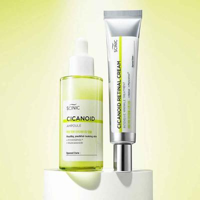 CICANOID Retinal Cream 30 мл + Ампула 50 мл, Anti-Aging, Корейская косметика, Kbeauty, образец