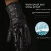 Мужские зимние перчатки, устойчивые к холоду: Водонепроницаемый, морозостойкий, утолщенный полиуретановый хлопок для езды на мотоцикле, эффективен при температуре до -40°.