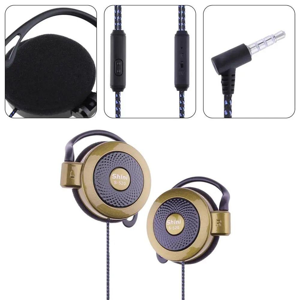 3.5mm Jack Ear Hanging Wired Headphones Ear Hanging 3.5mm Stereo Ear Hook MP3
