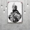 Хайле Селасси Классический Постер Ржавая Металлическая Табличка Ретро Декоративная Тарелка Бар Мужская Берлога Гараж Клуб Металлическая Вывеска Настенное Украшение