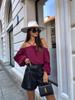 2025 Spring/Summer Women's Lantern Sleeve Off-the-Shoulder T-Shirt Hot-Selling Top