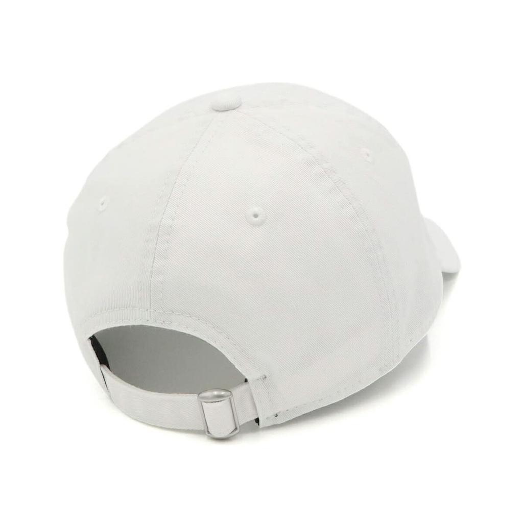 [New Era] 9TWENTY Cross Strap Washed Cotton Basic White Cap
