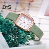 Women Quartz Watch Square Dial Faux Leather Strap Ladies Casual Business Formal Dress Wristwatch Fashion Jewelry Accessory Birthday Gift