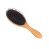 Hair Brush Wood Handle Boar Bristle Beard Brush Comb Detangling Straightening