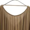eimy istoire No sleeve Open back, volume pleated Long dress S Brown Women Used