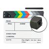 Acrylic Production Slates with Color Clapper Sticks with Dry Erases Markers for Movie Filming Video Recording Accessories