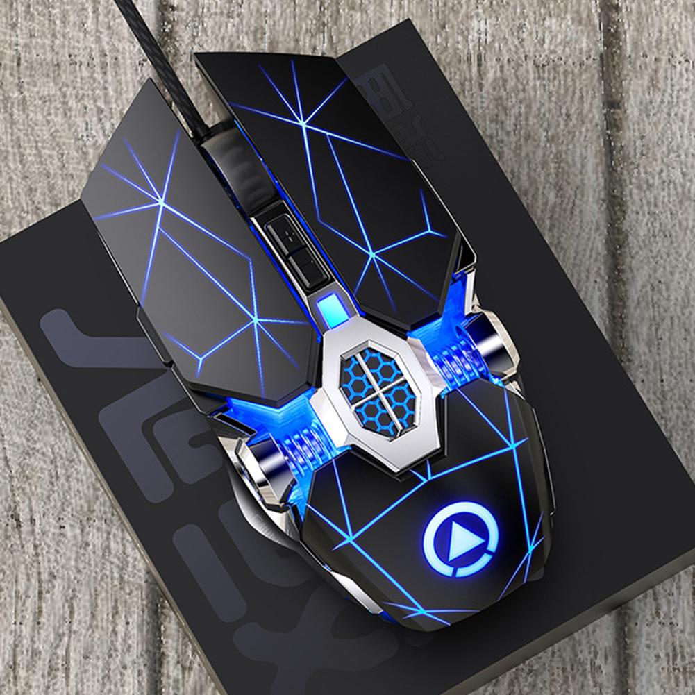 A7 2.4G Wireless Portable Rechargeable Mute Backlit Gaming Mouse for Laptops