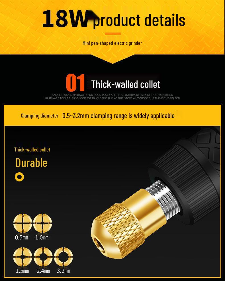 Компактная электрическая кофемолка: Ручная полировка нефрита, гравировка, резьба по дереву, мини-дрель