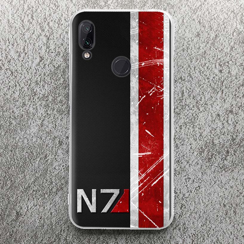Мягкий чехол N7 Mass Effect для Xiaomi Redmi Note 10 9 9S 8 Pro 7, чехол для телефона Mi 15 Ultra 14 12T 11T 10T 9T 12 11 Lite Redmi Note 1