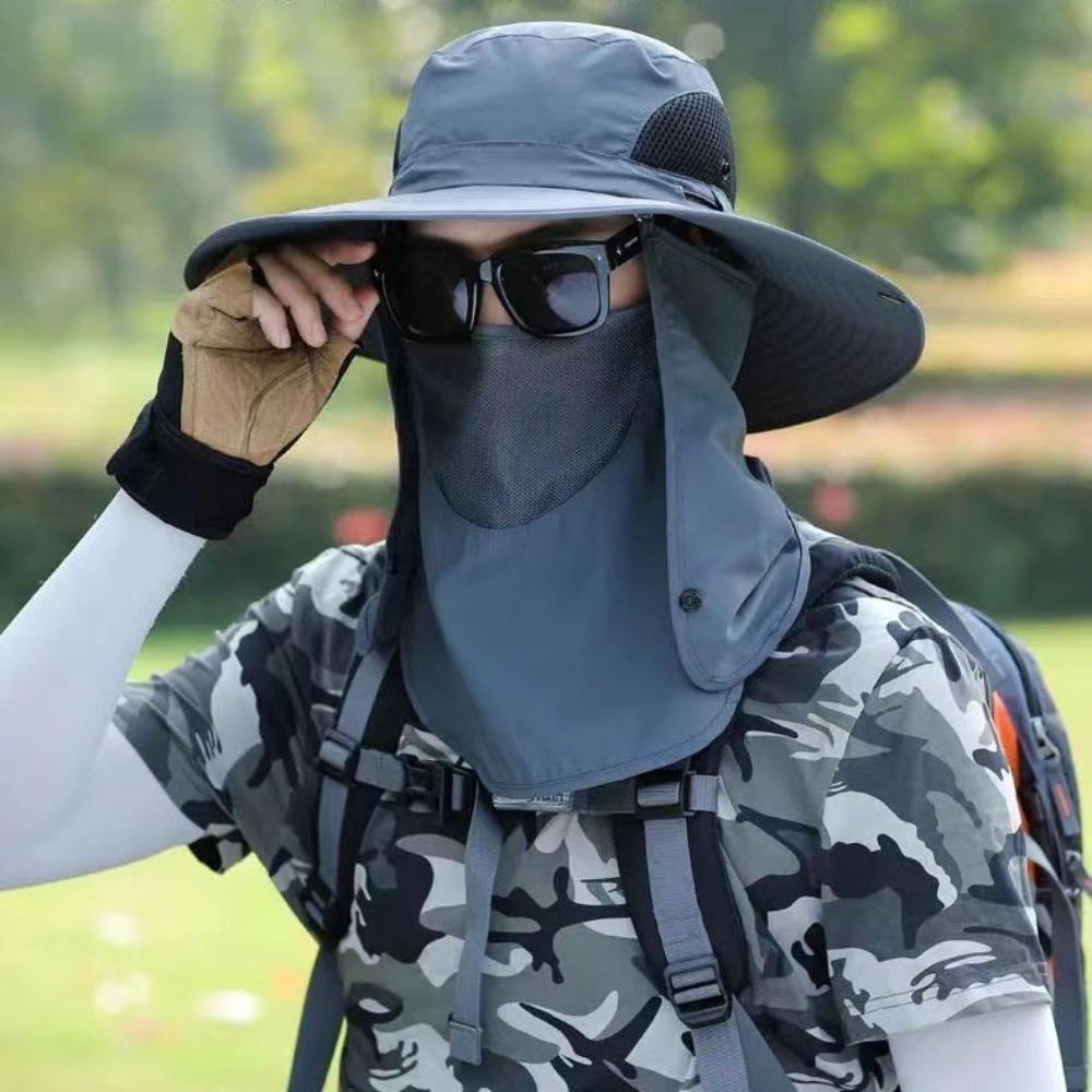 360 градусов защиты сельскохозяйственных работ шляпа с широкими полями пляжная кепка для спорта на открытом воздухе