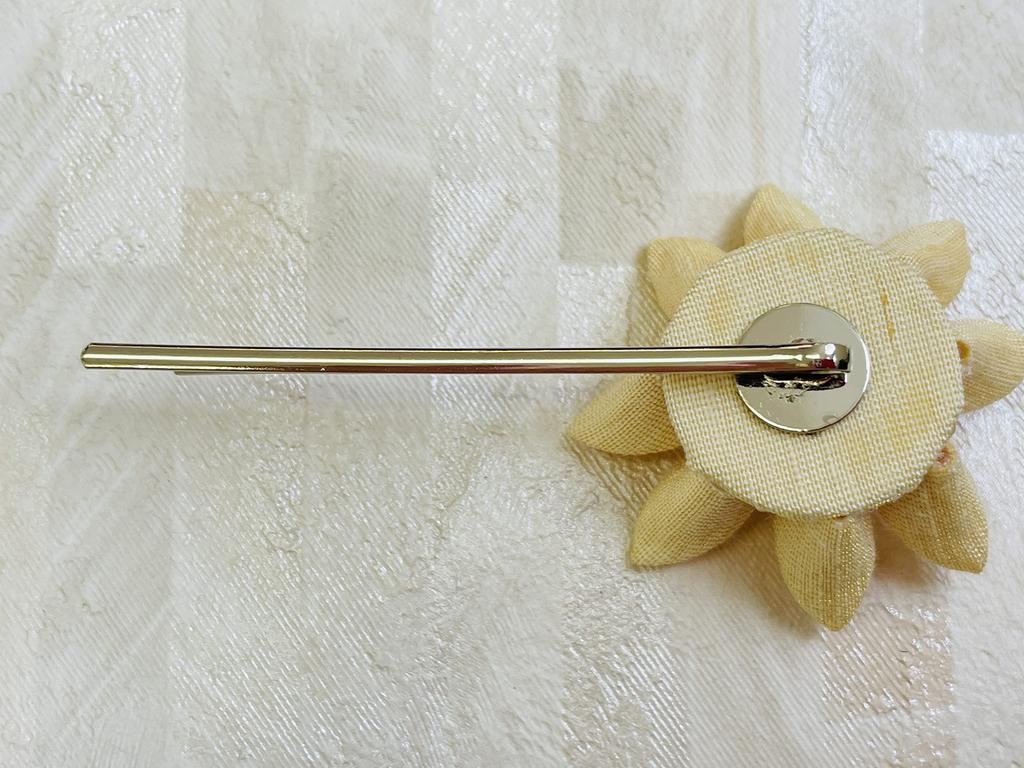 Заколка для волос Цумами-дзаику em-132 (желтый)