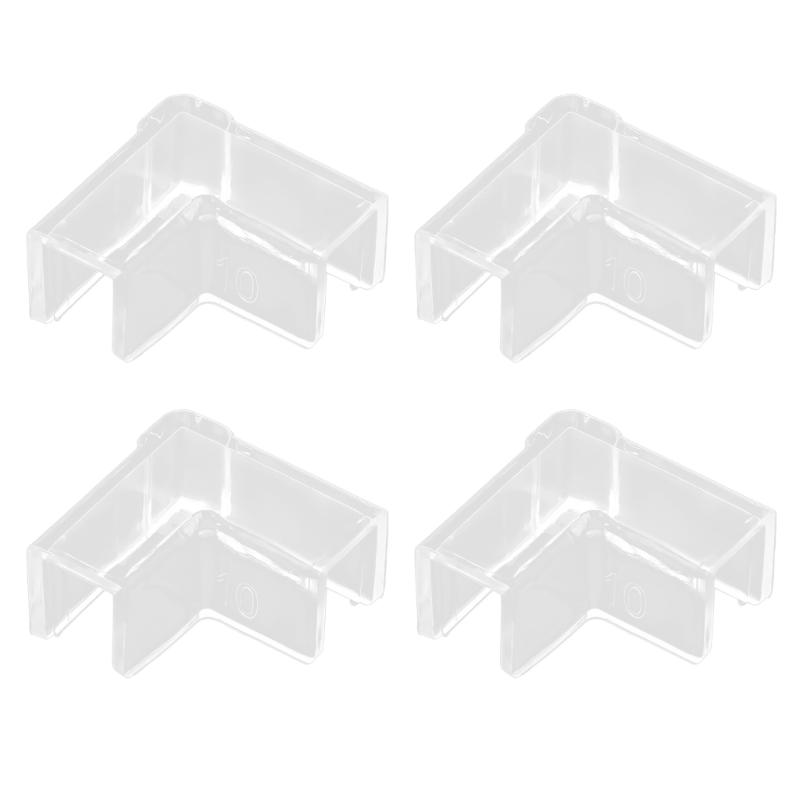 4 шт. Защита кромок стекла аквариума, акриловая защита, инструменты для аквариума, защита от ударов для стекла аквариума