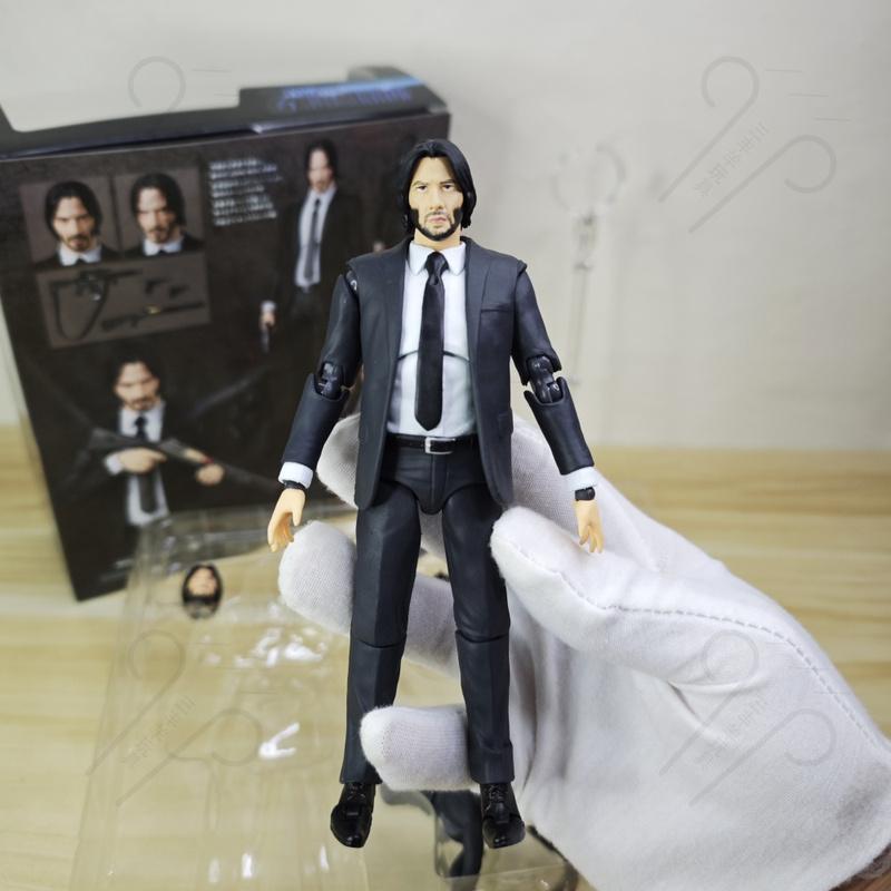 2025 Mafex 085 Джон Уик Глава 2 Фигурка Движущиеся Украшения ПВХ Коллекция Джонатана Уика Алмазные Фигурки Модель Игрушки Подарки