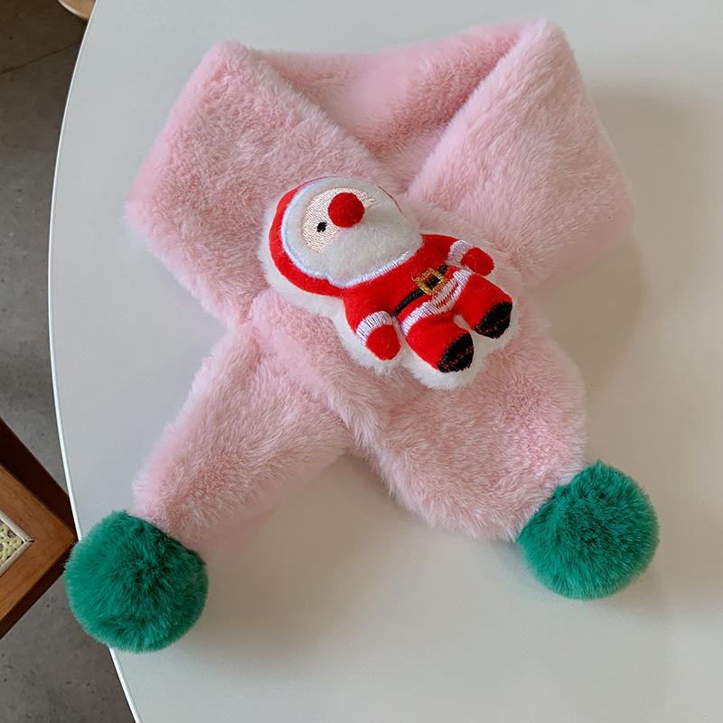 New Children'S Fashionable Scarf For Girls To Keep Warm And Versatile For Babies. Plush And Thickened Warm Scarf For Kids