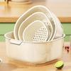 Пластиковый дуршлаг MeyJig, кухонный инструмент, миска для риса, сито, корзина для фруктов, фильтр для чистки овощей