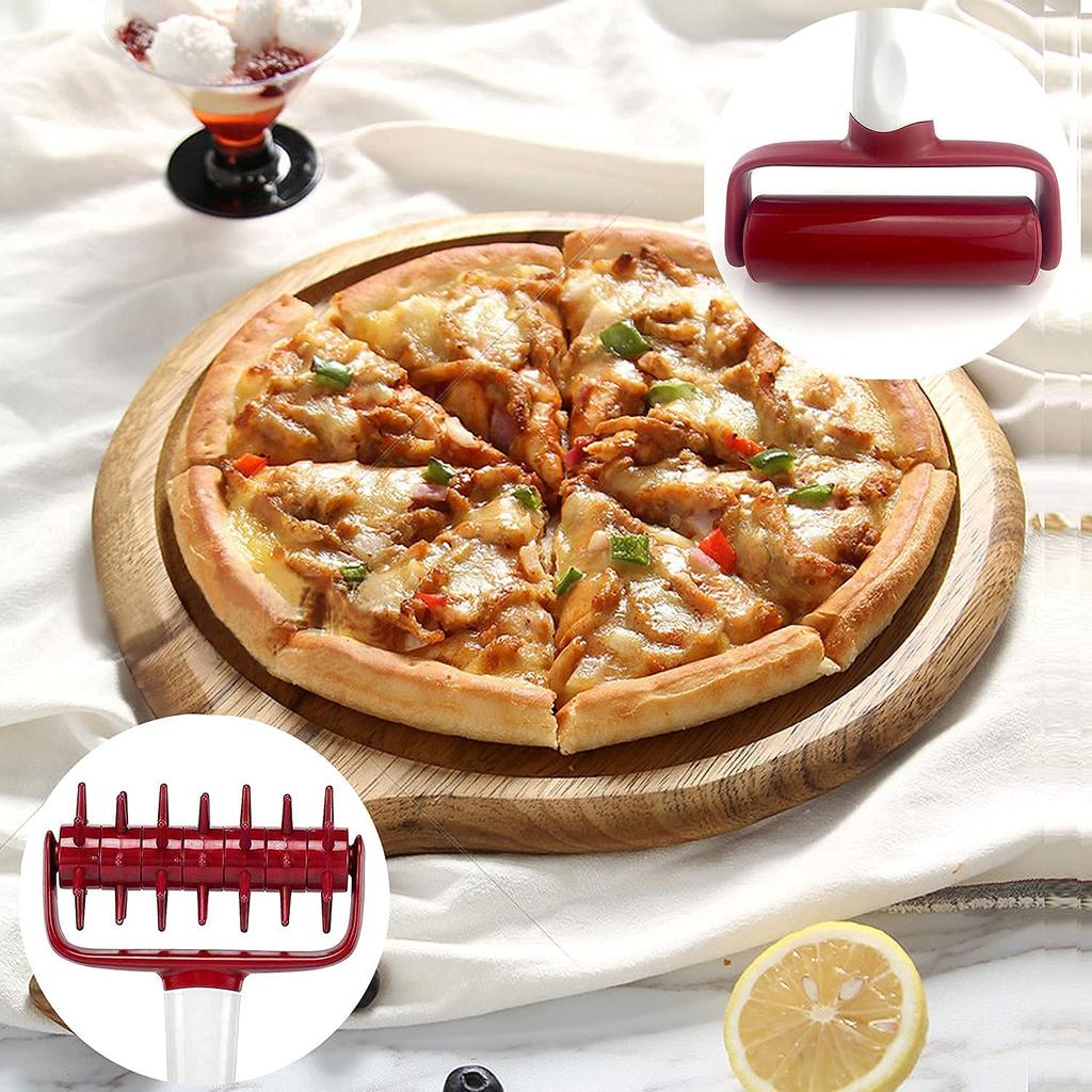 1 шт. Скалка для пиццы, пробойник для теста, скалка для печенья, отверстие для пирога, тиснение, ролик для теста, решетка, инструмент для выпечки, кулинарии
