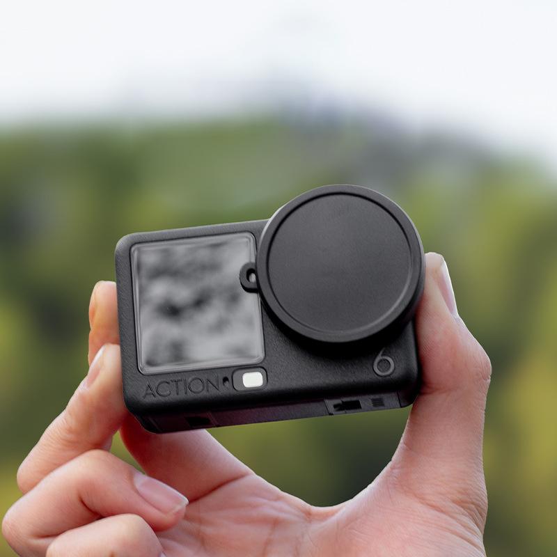 Силиконовая крышка объектива для Dji Osmo Action 6, защитная крышка от царапин и отпечатков пальцев для аксессуаров Action6