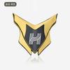 Hello motorcycle electric vehicle full metal decorative sticker 3dstereorestoration shield logo front windshield side logo badge logo