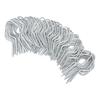 100Pieces Multipurpose 11 Gauge Metal Chain Link Fence Tie Twists Accessory for Sturdy Farm and Garden Daily Casual Use
