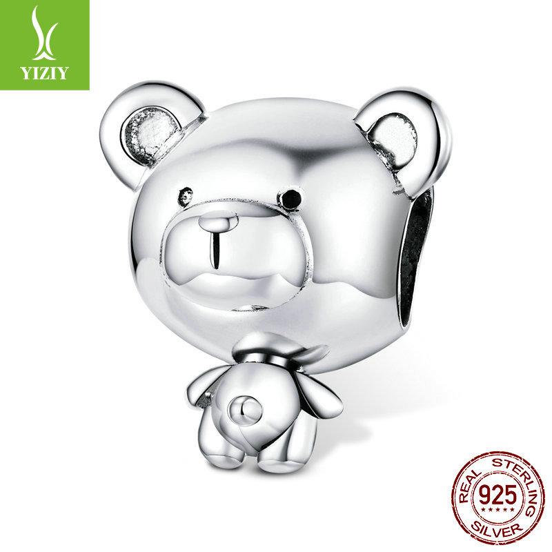 Animal Series S925 Silver Beads, Cute And Cute Bracelet Accessories Collection Map, Spot