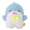 Sanlemon Fluffy Watton Plush Toy S Shark BL 14 X 7 X 14cm Blue Plush Toy Sea Creature Resale Great As a Gift P-9882