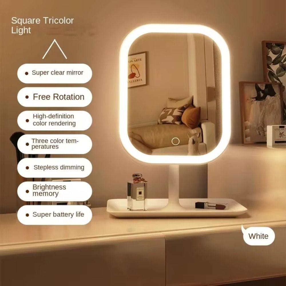 Luminous LED Makeup Mirror LED Makeup mirror  for Women's Bedroom Dressing Table