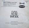 Виниловая пластинка РАЗЛИЧНЫЕ Halt Im Gedchtnis Jesum Christ Kan SAWD9904 Decca 1960 Германия Классическая Б/У