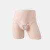Men's Thong Underwear, Bead Chain, Ring, Pearl Temptation, Hollowed-out Perspective Underwear