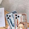 Прозрачный чехол для телефона с изображением аниме Genshin Impact для iPhone 13 12 Mini 14 11 Pro 7 8 X XR XS Max 5 6 6S Plus SE 2022 2020, матовый мягкий чехол
