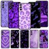 Бесконечность на Фиолетовый чехол для телефона Samsung Galaxy S23 Ultra S22 S21 S20 FE 5G S10 S10E S9 S8 Plus Note 20 Силиконовый чехол-бампер