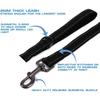 Dog Leashes Outdoor Travel Dog Training Chain Heavy Duty Double Handle Lead for Greater Control  Training Dual Handle