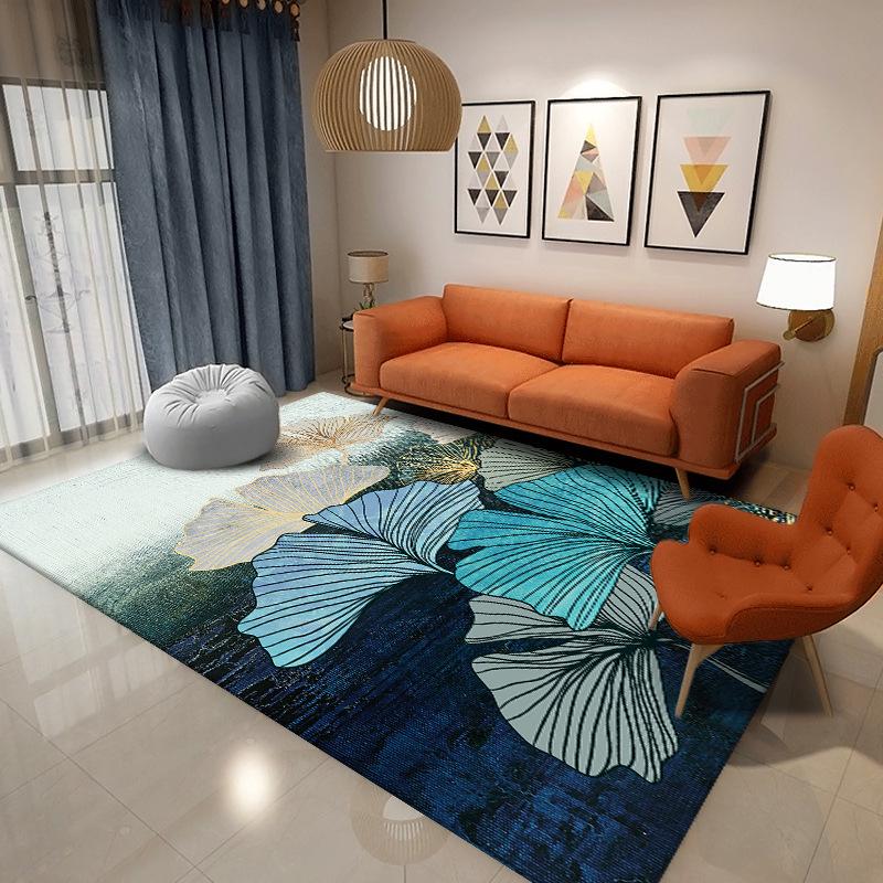 Nordic Light Luxury Modern Large Area Living Room Carpet for Sofa and Coffee Table
